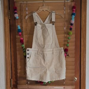 Prana Light Tan Short Overalls